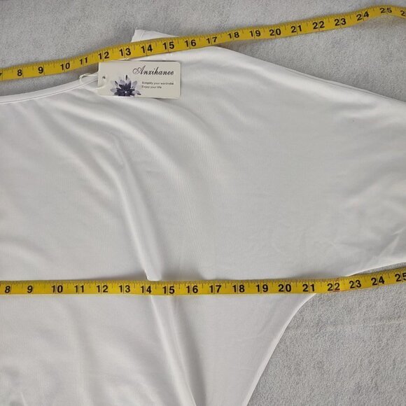 Anxihanee Women’s Off The Shoulder Mini Dress Size L (NWT) - Picture 8 of 10